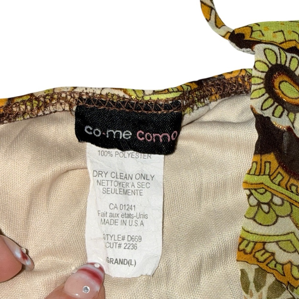 Bohemian Paisley Maxi Dress - Picture 4 of 4